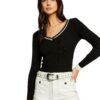 Morgan Pull-Over Femme - Pull-over en molleton confortable pour femme, idéal pour le quotidien et le yoga, coupe ample e