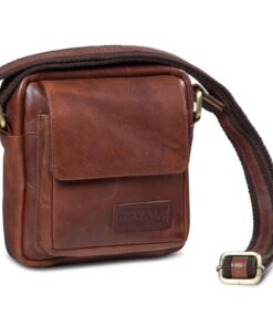 ROYALZ Austin Sac à dos petit pour hommes en cuir véritable - accessoire pratique et tendance - pour bureau et everyday