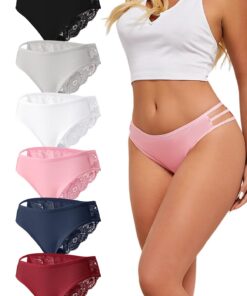 FINETOO Culottes en Dentelle pour Femme - Design Chic - Jour J-Nuit - Dentelle FinetooLot6 - Dentelle Fineteen Lot6