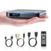 Lecteur DVD HDMI Mini DESOBRY Pour TV Intelligence Adultes Habitat Voyages 1080P Pal/Ntsc Entrée Usb/Tf Télécommande