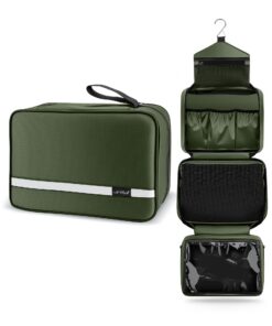 Title: Carttiya Trousse de Toilette Femme Homme Voyage Imperméable et Suspendu - Vert