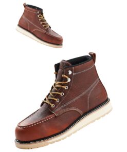 Bottes VEVOR à Embout en Acier pour Travail Homme - Confort et Sécurité en Une Paire