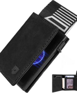 DODENSHA MagSnap Porte-Monnaie Homme | Porte-Carte Éliminé | Homme | Mode de Vie Daily | 10+ Cartes Supportées | Fermetu