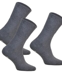 Chaussettes Diabétiques DeoMed sans élastique Homme & Femme - 3 paires MEDIC DEO COTON chaussettes respirantes, antibact
