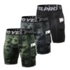 Shorts Compressifs Ruowuhen Homme Séchage Rapide Poches Course Leggings