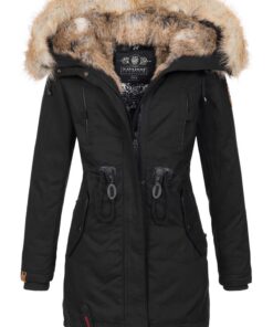 Navahoo B660 Veste d'hiver chaude pour femme en fausse fourrure - Isolante - Mode - Femmes - Hiver et Printemps - Chaude