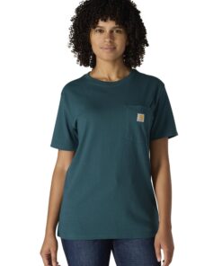 Carhartt T-Shirt Homme à Manches Courtes avec Poche - Grande Taille résistante