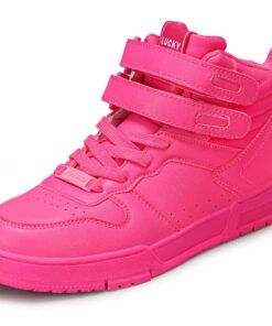 Baskets Lucky Step Mode Femme Plateforme Fermant Seulement Marcher Baskets Casual Similicuir_Mode_Femme