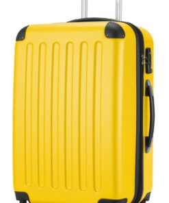 Koffririgide Hauptstadtkoffer „Spree" - Coul.: Jaune Mat - Serrure TSA - Valise Rigide 80 litres