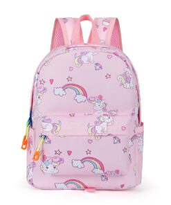 Sac à Dos Licorne Léger pour Filles Maternelle et Primaire pour Randonnée et Voyage