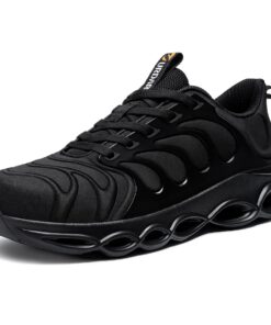 URDAR Chaussures de Sécurité Hommes Confort Légères Embout Acier Mode Respirante