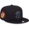 Toque Snapback New Era 9Fifty - Édition SIDEPATCH Yankees New York - Cuir PU, Cap pour Fan de Baseball, Trendy Streetwea