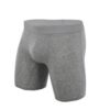 Sous-vêtements Longs Uwdiohq Hommes - Anti-Usure, Coton Élastique, Boxers de Sport, Taille Moyenne, Noir et Blanc