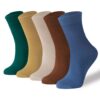 MOSOTECH Lot de 5 paires de chaussettes de sport classiques pour homme et femme, coton respirant, anti-transpiration, ta