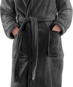 NY Threads Robe de Chambre Douillette OEKO-TEX STANDARD 100 Vêtements de Nuit pour Femmes