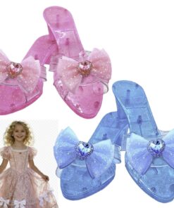 Chaussures Princesse Fille Cosplay Talons Hauts Crystal Séances Photo Danse Accessoires