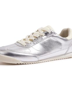 LUCKY STEP Plates en Cuir pour Femme – Chaussures Casual à Lacets pour Tennis et Tous Les Jours - Confort et Mode
