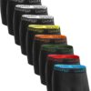 Premium Lowbangge Boxer pour Homme, Caleçon en Coton Lot de 9, Coupe Comfortable et Ajustement Parfait - OEKO-TEX STANDA