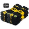Caterpillar CAT Chaussettes de travail Lot de 12 - Grandes tailles pour tous - Réelle durabilité - Convient pour le chan