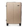 Bagages WITTCHEN Stripes Line Grande Taille Rigides | Bagages Soute Coque ABS 96 Litres Air France/easyjet - Couleur Dor