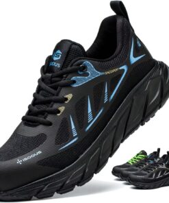 ISOOUS Chaussures de Sécurité Légères Homme et Femme Protection Antidérapantes Basket Sécurité