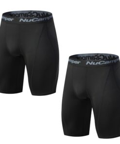Shorts de compression NuCamper pour hommesrunning et sport adaptable au cyclisme, à la gym et l'athlétisme - Respirant,