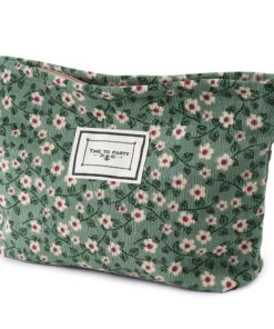 Marque Aucuu - Trousse de toilette voyage en toile, idéale pour la femme voyageuse - Organiseurs à glissière pour maquil