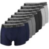 Fullluwaa Boxer Homme Confortable et Doux Caleçon Coton Lot de 8 Ceinture Élastique | OEKO-TEX STANDARD 100