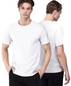 T-shirt homme Nuqlo | Lots économiques 2, 3 ou 5 pièces | 100% coton | Idée cadeau multiples | Manches courtes | Casual