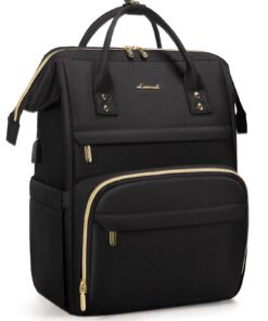 LOVEVOOK Sac à Dos pour Ordinateur 15.6 Pouces, Imperméable et Élégant pour Femmes, Collège et Affaires