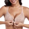 DotVol Fort Poitrine Racerback Comfort Bustier Grande Taille Réglable Minimiseurs Franco-Quotidiennement