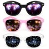 Hifot Lunettes de Diffraction pour Femmes Hommes Nuit Concert EDM Club Feu D'artifice Rave Party