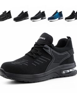 Chaussures de Sécurité Antidérapantes Hommes EU36-48 Noir Eu36-48 Chaussures de Travail Embout Acier Femmes Bleu EU36-48