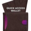 AKIELO Portefeuille RFID Homme à Blocage Élégant avec Languette – Collection Delta (Coffret Cadeau Inclus)