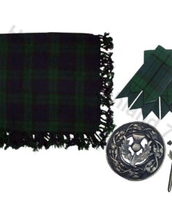 Tidoneam Kilt Fly Plaid Ensembles Broche et Épingle Antique/Kilt Flashes 121,9 x 121,9 cm Taille Unique