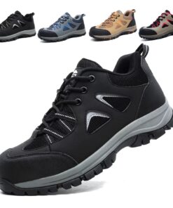 ISOOUS Chaussures de Securité Homme et Femmes Légères Protection Embout Acier Respirantes Bouger en Sécurité