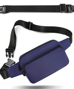 IHIGOGOFA Sac Banane Pour Homme et Femme - Taille.Adéquate - Ziel.Ville - Ajustable avec Ceinture allongée de 30 cm - Id
