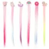 HIFOT Cheveux Colorés Licorne Arcobalen Fleur Fille Perruque Accessoires
