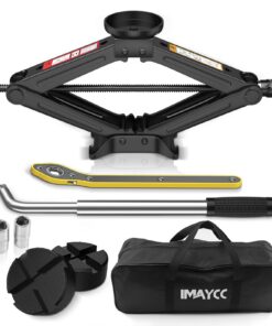 IMAYCC Cric voiture universel |5T, parfait pour l'entretien automobile des amateurs, portable et pratique pour les dépla