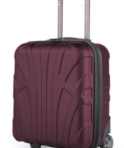 Valise Petite Suitline Easyjet Bordeaux 45x36x20 cm Taille Sous Le Siège Light Trolley 30 Litres Coque ABS