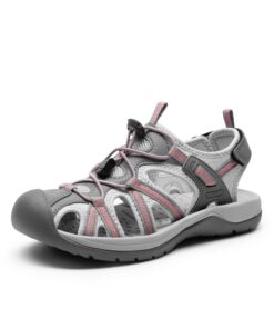 DREAM PAIRS Sandales Sport Antibégauchement et Légères pour Femmes - Chaussures d'été Athlétiques et Confortables DWUMST