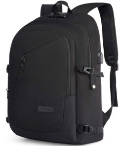 Sac à dos portable 17 pouces antivol imperméable pour homme -Grandes capacités, chargement USB, voyage affaires, loisir