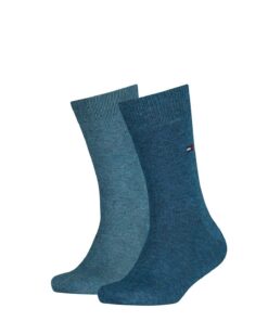Tommy Hilfiger Classic Chaussettes Lot de 2 Mixte Enfant - Mode et Qualité - Hiver Élevé - Polyester Élasthanne - Taille
