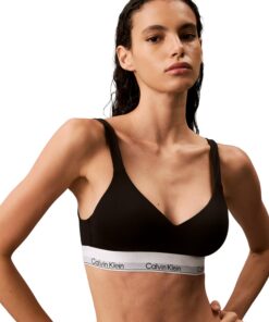 Calvin Klein Femme Soutien-Gorge Brassière Lift Stretch en Coton Bio Étalonnable pour Sport et Gym - Doux, Ferme, Respir