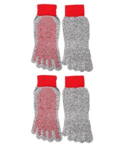 Chaussettes Pieds Nus De Plein Air Cinq Orteils Non Glissantes Randonnée Gymnase 2 Paires
