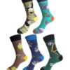 EmaoFun chaussettes fantaisie homme tendance, motifs amusants pour homme, occasionelle festif 40-46