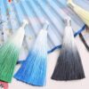 WANM Multicolore Polyester Décoratif Gland pour Bricolage Fournitures Artisanat - Couture & Fabrication de Bijoux 5 Pièc