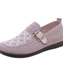 Dinglong Baskets de Marche À Plateforme Orthopédique FemmesComfortable Loafers sans Lacets Amortissement Accru et Soulag