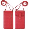 AgoumLux Portable Phone Mini Backpack Women Leather PU Mini Wallet Shoulder Bag réglable strap Tendances 2023 AgoumLux S