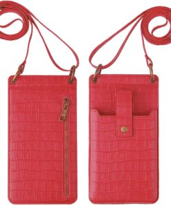 AgoumLux Portable Phone Mini Backpack Women Leather PU Mini Wallet Shoulder Bag réglable strap Tendances 2023 AgoumLux S